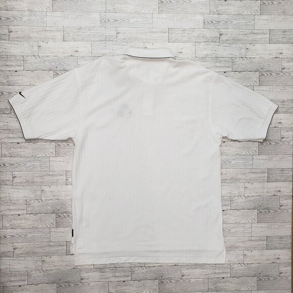 VTG 90s Nike Golf Mickey Polo Shirt Embroidered Logo Disney White Mens XL RARE - Picture 7 of 12